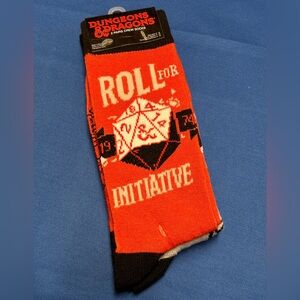 Dungeons & Dragons socks D&D 2 pairs New